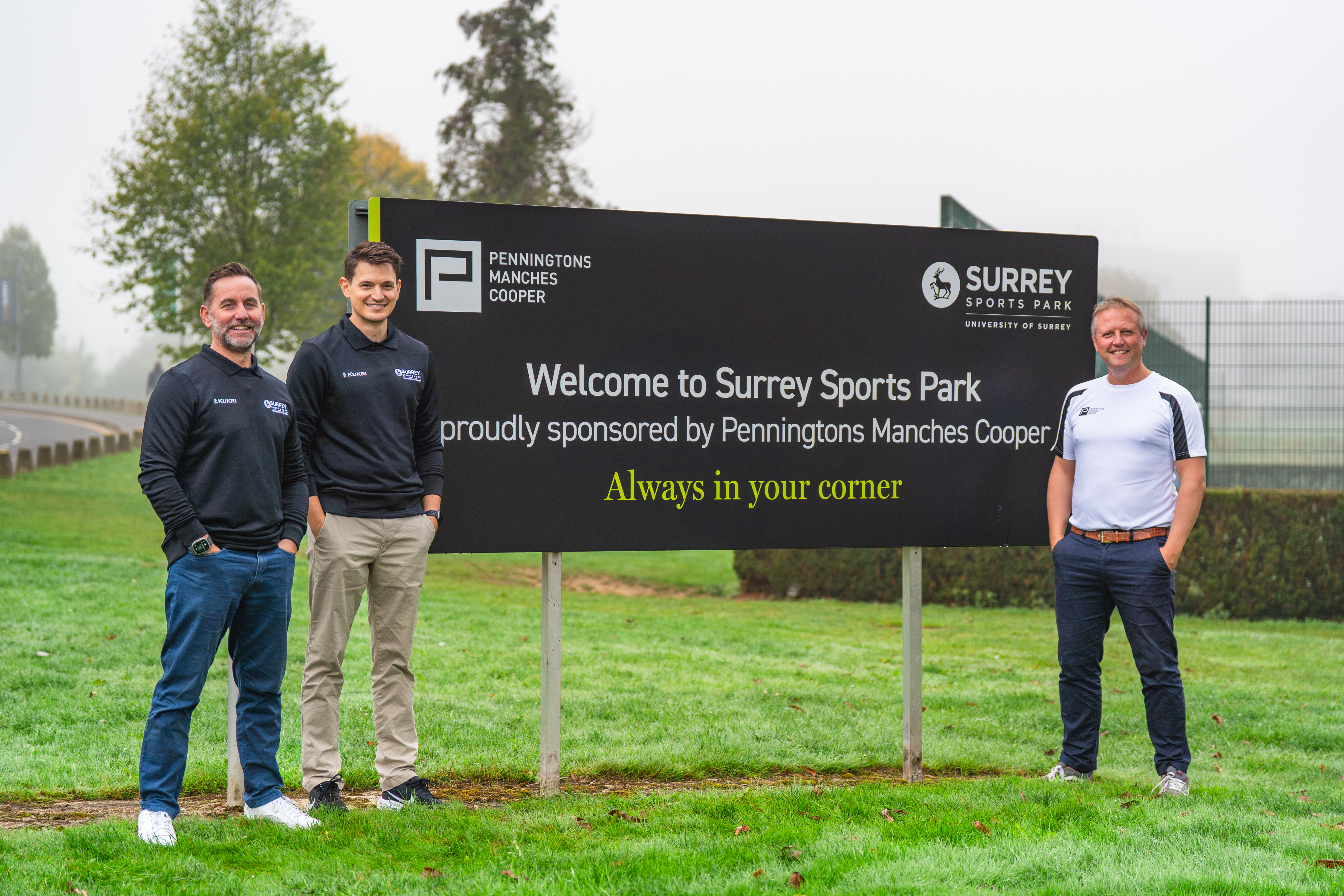 Penningtons Manches Cooper renews sponsorship of Surrey Sports Park.