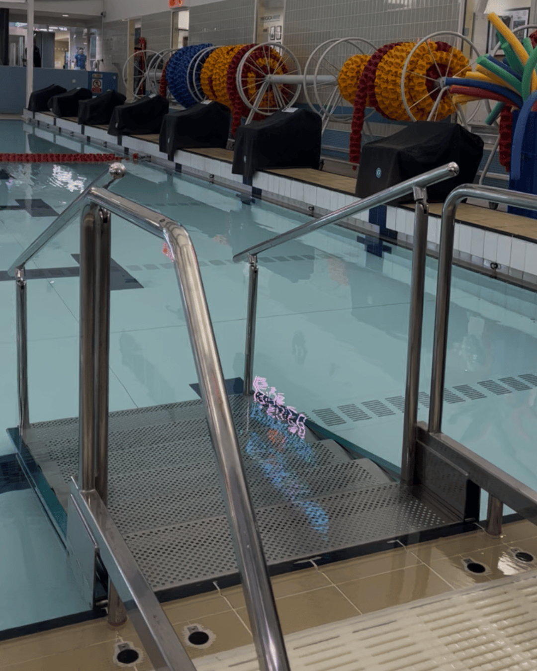 Poolside Stair