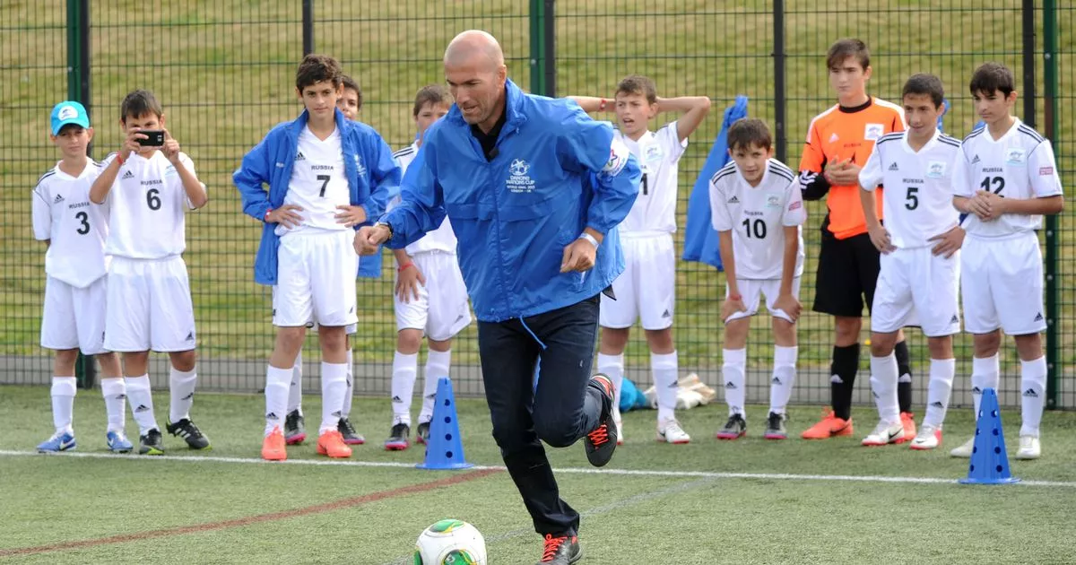 Zidane inspires Danone Nations Cup youngsters at Surrey Sports Park_